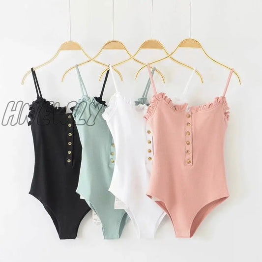 xsrrr Women's Jumpsuit Romper Knitted Bodysuit Top Female Sexy Solid Knit Top Slim Pink Ropa Mujer Body New Arrival Chic Playsuit