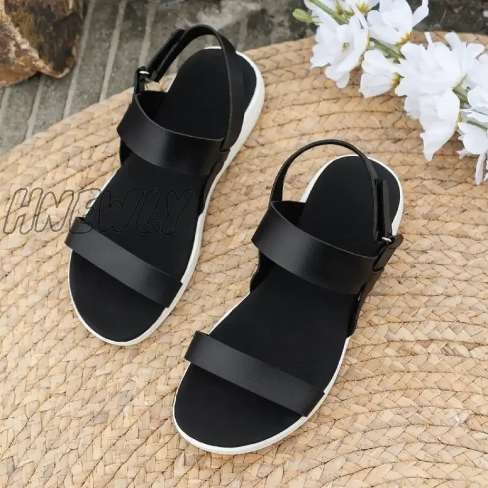 Hnewly Women's Knit Elastic Cloth Wedge Sandals Slip on Lightweight Walking Sandals Women Plus Size Comfortable Summer Shoes Woman 2024