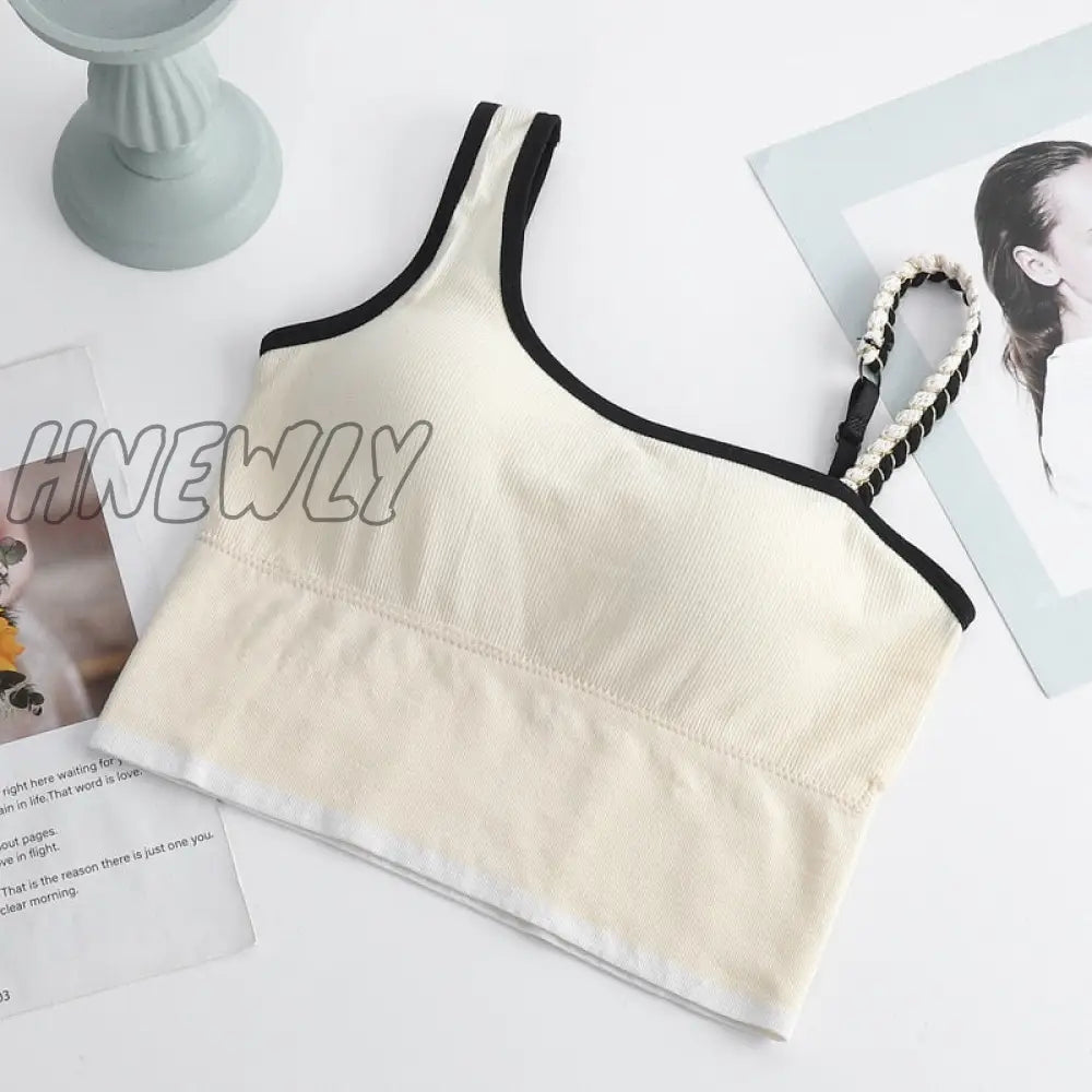 xsrrr Women's Tube Top Summer New Bras Women Sexy Crop Tops Bra Tube Top Female Camisole Vest Removable Chest Pad  Push Up Crop Top