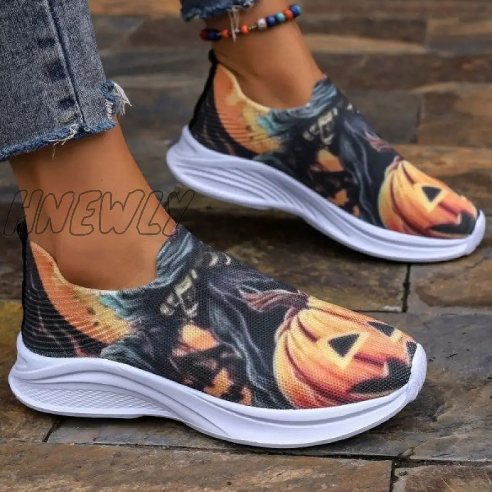 xsrrr - Yellow Casual Sportswear Daily Patchwork Printing Round Comfortable Shoes