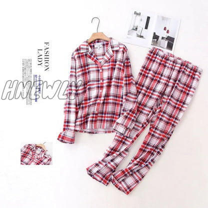 JULY'S SONG Woman Cotton Printing Pajamas Long Sleeves Women's Trousers Pajamas Set Casual  Soft Sleepwear Suit Woman Homewear