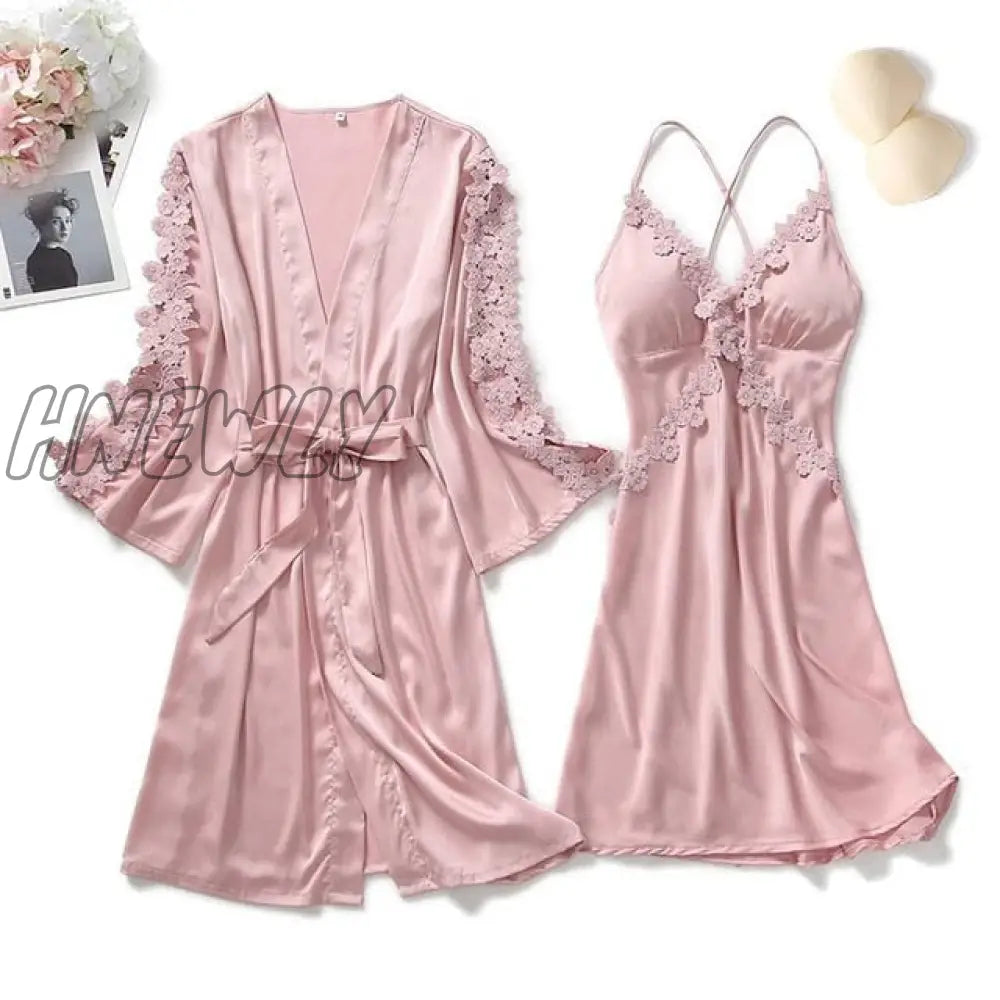 Lace Trim Sexy Wedding Lady Robe Suit Loose Satin Bride Bridesmaid Kimono Bathrobe Gown Mini Sleepwear Rayon Intimate Lingerie