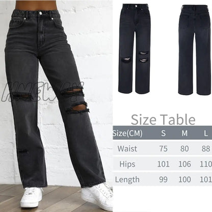 Printed Baggy Y2K Jeans Women's Low Waist jeans Autumn Winter Oversize Wide Leg Baggy Pants Casual Cargo Trousers