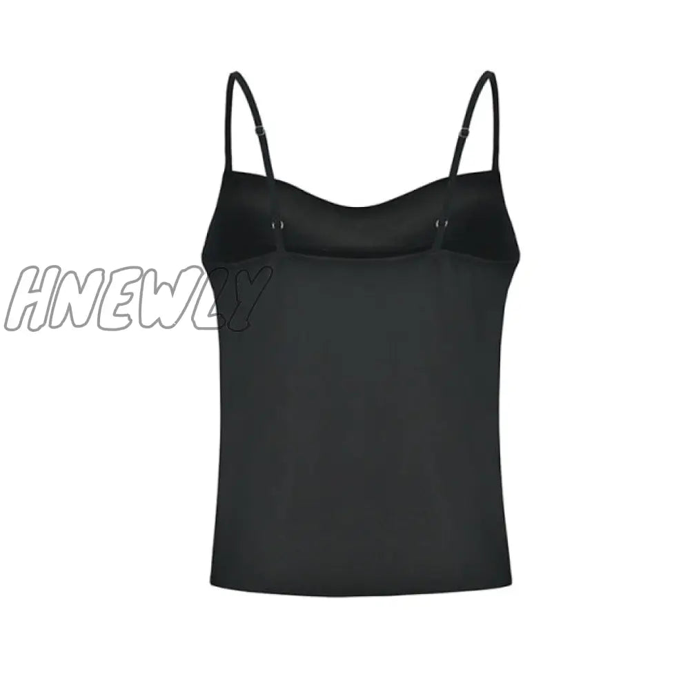 Satin Women Thin Wild Solid Camis Vest Women Tank Tops Female Summer Sexy Strap Basic Tops Slim Sleeveless Camisole