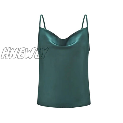 Satin Women Thin Wild Solid Camis Vest Women Tank Tops Female Summer Sexy Strap Basic Tops Slim Sleeveless Camisole