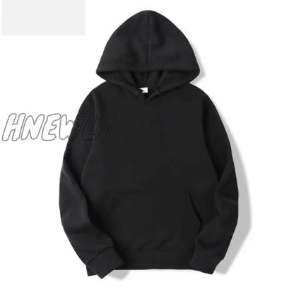 Sports Hoodie Spring and Autumn Men's and Women's Casual Hooded Pullover Sweatshirt Pure Color Sports Hoodie Sweatshirt Top