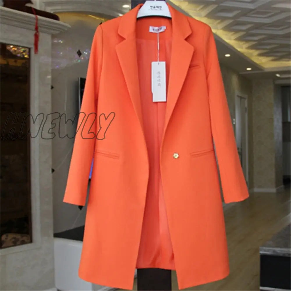 Spring Autumn Blazers Coats Women Suit Plus Size Long Sleeve Jacket Casual Tops Female Slim Blazers Windbreaker coat Trendy Office Outfits