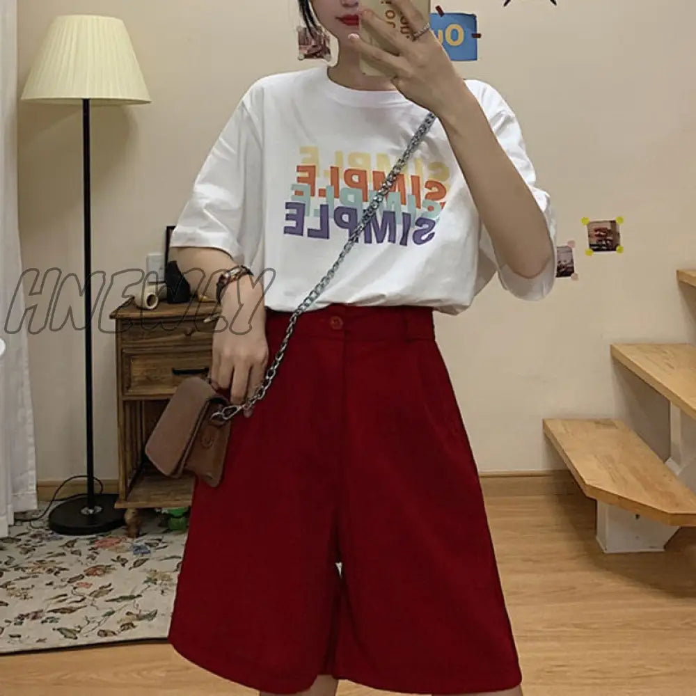 Stadiachain Summer Wide Leg Shorts Women Korean Style High Waist Shorts Woman Black Gray Pockets Loose Casual Short Pants Femme