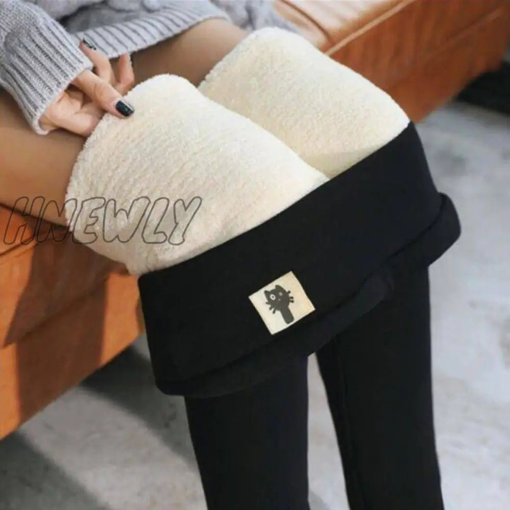 Winter Women Leggings Velvet Warm Pants Hight Waist Leggings Women Solid Color Legging Comfortable Keep Warm Stretchy Legging