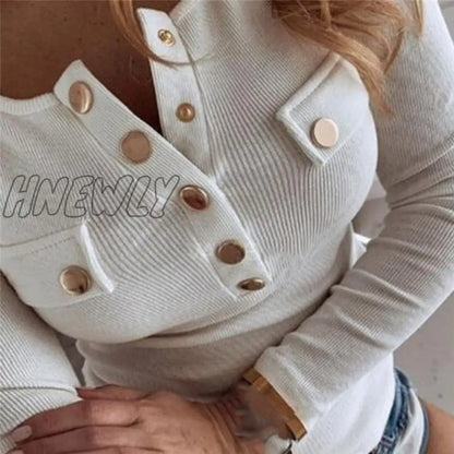 Women Clothing Autumn Spring Women Basic T Shirt New Fashion Long Sleeve V-Neck T Shirt Casual Slim Tops female Cheap Wholesale