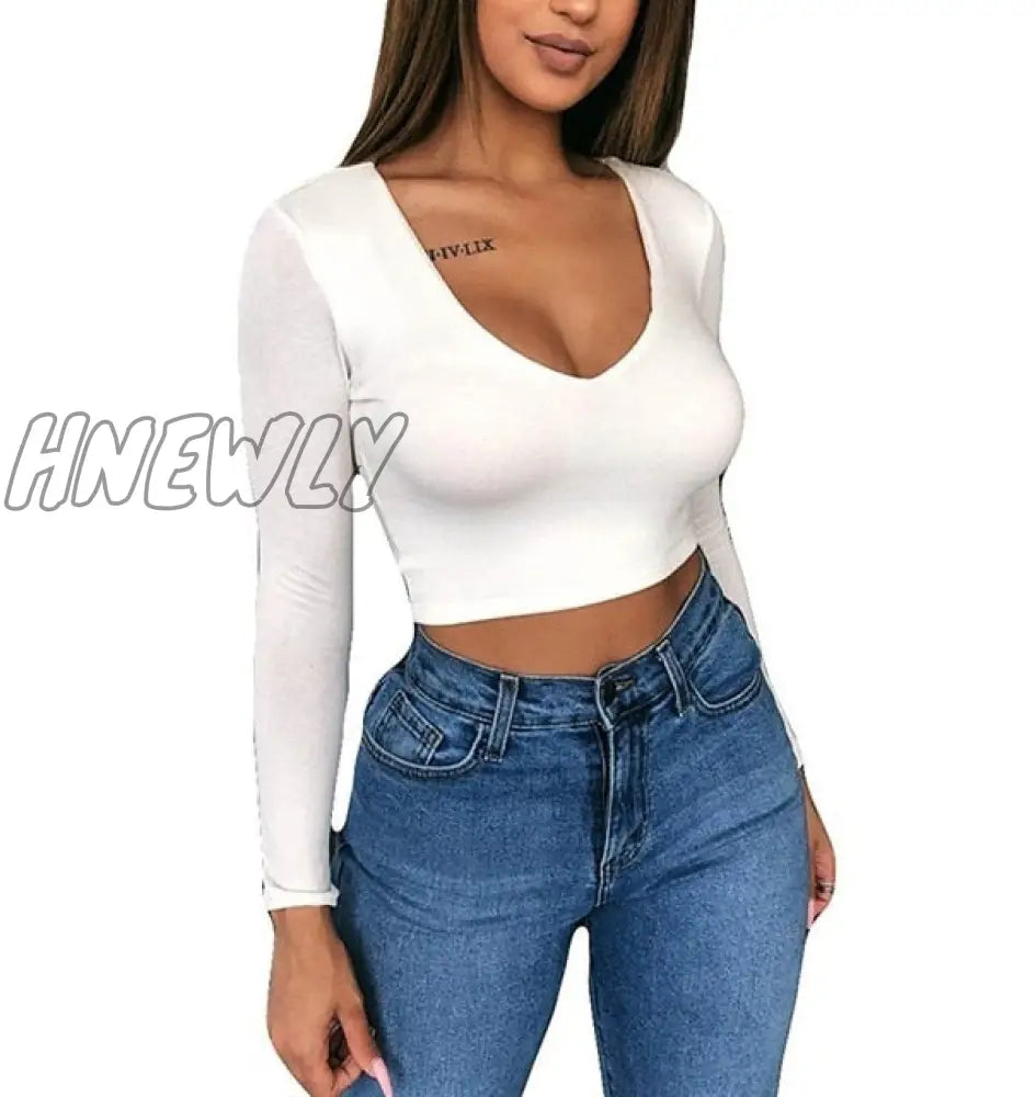 Women T-shirt Long Sleeve Top Ladies Bodycon Casual T Shirt Sexy Ladies Shirt Womens Clothing Party Clothes Women Tee Shirts