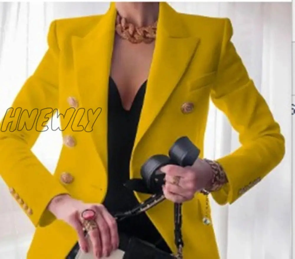 Women's New Solid Color Fashion Sexy Multi Buttons Summer And Autumn Casual Suit Office Wear Elegant Short Coat